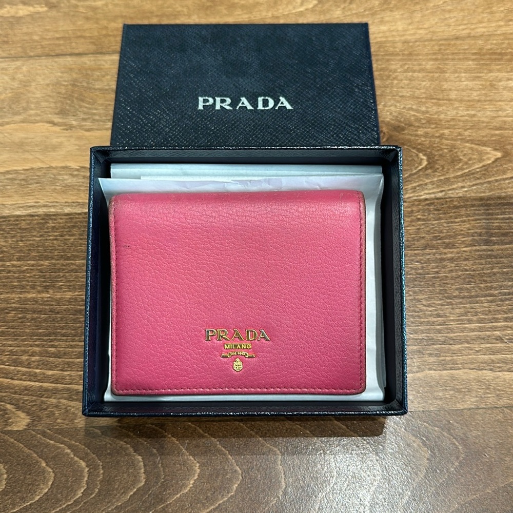 Prada Pink Leather Wallet